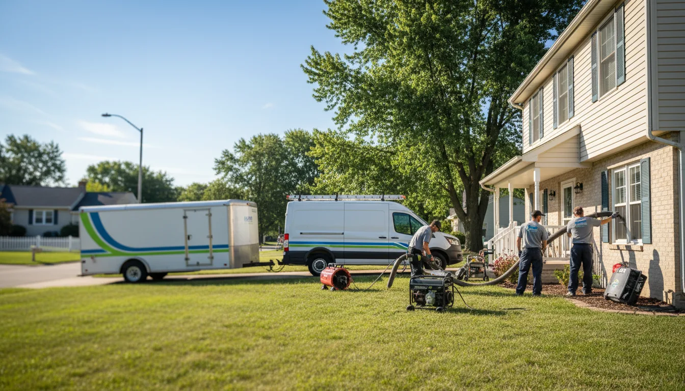 Flooded Basement Restoration And Cleanup With Repair in Ironwood, MI near me
